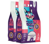 Ultra Clumping Cat Litter - Low Dust, Fast Absorbing, Marseille Soap scent, 20L, Super clumping, Perfect Odour Control, Soft for Paws