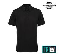 ULTRA COOL Men's Panelled Performance Polo Shirt Gym Fitness Leisure T Shirt