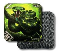 Ultra Cornhole Bags Viper-Z Cornhole Bag Set - ACL Approved (Green Tree Snake)