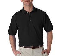 Ultra Cotton 6.5 oz. Pique Polo (G380), Black, XXL