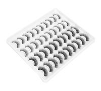 Ultra-Curly Dramatic False Eyelashes - 20-Pair Premium Dense & Length-Enhancing Lash Set for Bold Glam