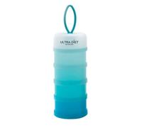 Ultra Diet Portion Control Container Set, Stackable and Detachable, Leak-Proof, Ideal for Weight Control or Storing Food, Snacks or Protein Powders, Bariatric Friendly, 6 Pieces Total (Blue-Teal)