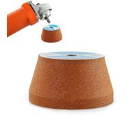 Ultra-Durable White Corundum Metal Grinding Wheel - Powerful Rust Removal and Smooth Grinding Metal Buffing Home Tools (100Grit)