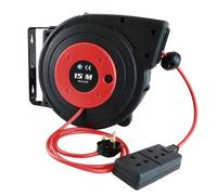 Ultra Explorer Retractable Automatic Cable Reel 50FT+4.5 (15+1.5M), Extension Cable Reel for Wall/Ceiling Mounting/Fence/Garden