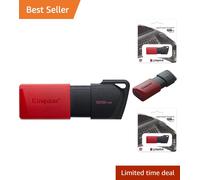 Ultra-Fast 128GB USB Flash Drive with Moving Cap - Ideal for Quick Transfers