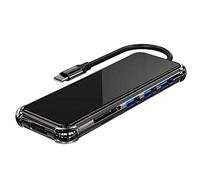 Ultra-fast 4K Docking Station 6-in-1 Card Reader 5gbps Secure Data Transfer Hub Digital Memory Card Synchronous Read Usb Hub Splitter For Laptop Pc