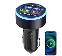 Ultra Fast Car Charger - 100W Vehicle Charging Hub | Compatible for Smartphones and Tablets, Powerful Multi-Device Car Charger for Family Travel, Auto Accessory c