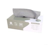 Ultra Fine Fiber Dish Wiping Cloth with User-Friendly Dispensing Box for Routine For Kitchen Dish Washing and Wipe-Down Needs (gray)