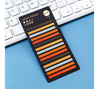 Ultra Fine Sticky Index Tabs for Highlighting, Multicolor Transparent Sticky Notes Tabs, Page Markers Transparent Highlight Strips, for Books, Office and School Supplies