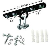 ULTRA FITNESS Ceiling Hook 7.5'' Punching Bag 4 Holes Bracket Boxing MMA Hanger Stand