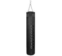 ULTRA FITNESS Heavy Filled 4ft 5ft Boxing Punch Bags MMA Training with Chain (Black, 4ft)