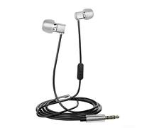 Ultra-Flat Wired Earbuds for Side Sleepers Noise Isolating(Silver)