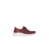 Skechers Women's Ultra Flex 3.0 Brilliant Path Sneaker, Burgundy, 6 UK