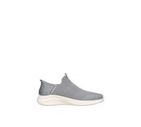 Skechers Men's Ultra Flex 3.0 Smooth Step Sneaker, Grey Knit Trim, 10 UK