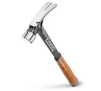 Ultra Framing Hammer Leather 540g (19oz) | Made in USA, Magnetic Nail Starter, Rip Claw Versatility, Forged In One Piece, Genuine Leather Grip
