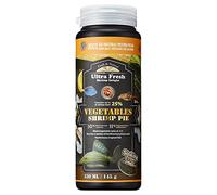 Ultra Fresh Algae Wafers Pleco Food, Spirulina & Algae, Sword Prawns, Balanced Diet, Color Enhancing, All Natural Ingredients, for Algae Eaters, Bottom Feeders, Vegetables Shrimp Pie 145g