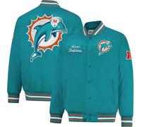 Ultra Game Adults NFL Official Supreme Satin Heritage Jacket