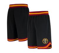 Ultra Game Mens Active Knit Training NBA Woven Team Logo Poly Mesh Basketball Shorts, Black, Medium US
