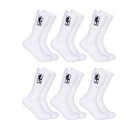 Ultra Game Men's NBA Official Athletic Cushioned Secure Fit Crew Socks-6 Pack
