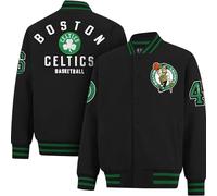 Ultra Game Men's NBA Official Game Time Varsity Jacket