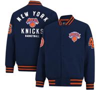 Ultra Game Men's NBA Official Game Time Varsity Jacket