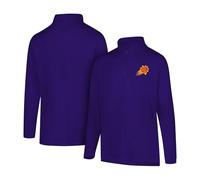 Ultra Game Men's NBA Quarter Zip Long Sleeve Pullover T-Shirt Poly Knit, Team Color, X-Large