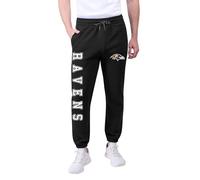 Ultra Game Men's NFL Active Basic Jogger Fleece Pants, Team Color, Large