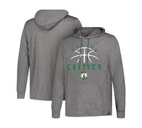 Ultra Game NBA Boston Celtics Mens Super Soft Lightweight Pullover Hoodie, Heather Charcoal, Large