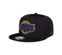 Ultra Game NBA Boys 8-20 Ultimate Snap Back Baseball Cap Hat, Black, One size