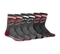 Ultra Game NBA Boys Athletic Cushioned Secure Fit Team Crew Socks, Assorted, One Size