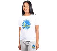 Ultra Game NBA Golden State Warriors Womens Soft Vintage Jersey Tee Shirt, White, Large