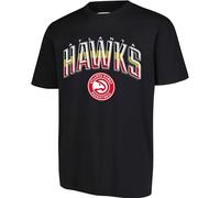 Ultra Game NBA Men's Arched Plexi Short Sleeve Tee Shirt Black