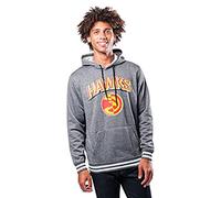 Ultra Game NBA Men's Stripe Soft Fleece Pullover Hoodie Sweatshirt