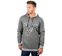 Ultra Game NBA Men's Stripe Soft Fleece Pullover Hoodie Sweatshirt