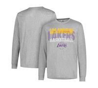 Ultra Game NBA Men's Super Soft Supreme Long Sleeve T-Shirt Heather Gray