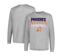 Ultra Game NBA Men's Super Soft Supreme Long Sleeve T-Shirt Heather Gray