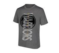 Ultra Game NBA Men's Upright Logo Short Sleeve Tee Shirt Heather Charcoal