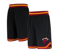 Ultra Game NBA Miami Heat Mens Woven Basketball Shorts, Team Color, Large