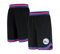 Ultra Game NBA Philadelphia 76ers Mens Woven Basketball Shorts, Team Color, Large