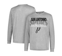Ultra Game NBA Supreme Long Sleeve Pullover Tee Shirt Heather Gray