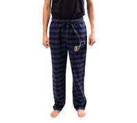 Ultra Game NBA Utah Jazz Mens Sleepwear Super Soft Flannel Pajama Loungewear Pants, Navy, Medium