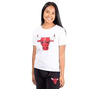 Ultra Game NBA Women's Soft Vintage Distressed Graphics T-Shirt White