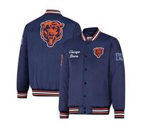 Ultra Game NFL mens Nfl Official Supreme Heritage Logo Satin Jacket