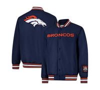 Ultra Game NFL mens Quarter Zip Packable Hoodie Windbreaker Jacket