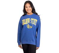 Ultra Game Women's Extra Soft Fleece Distressed Oversized Pullover Sweatshirt, Team Colour