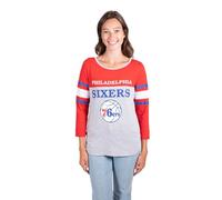 Ultra Game Women's T Raglan Baseball 3/4 Long Sleeve Tee Shirt