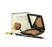 Ultra Glow Active Matte Powder with Liner For Eyes BlackBlack