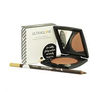 Ultra Glow Original Pressed Bronzing Powder with Liner For Eyes BrownBlack