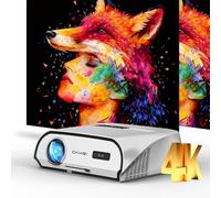 Ultra HD 4K Movie Projector for Home Theater, High Bright 1400 ANSI Lumens Smart Daytime Projector with Max 300" Display, HDR10+ Daylight NFC WiFi6 Bluetooth RJ45 LAN 2G+32G Gaming