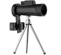 Ultra Hd, High Power Binoculars, 10x42 Monocular Telescope, Portable BAK4 Prism Lens Monocular Compact with Long-Lasting with Smartphone Monocular Telescope Adapter and Tripod Concert for Indoor/